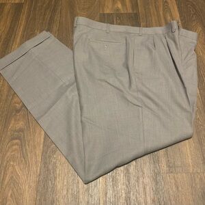 LAUREN RALPH LAUREN Men's Light Gray Dress Pants Size 40/32 New Like Condition